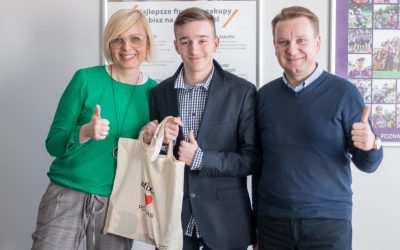 Uczniowie XI LO na Dniu Przedsiębiorczości